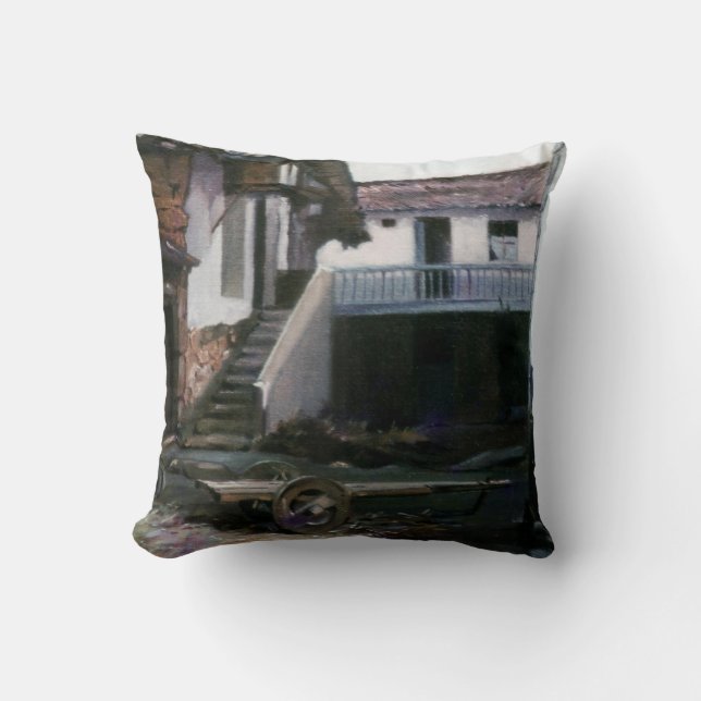 Rincón de Centulle (Lugo)/Nook of Centulle (Lugo) Kussen (Voorkant)