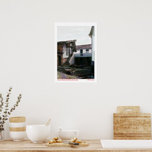 Rincón de Centulle (Lugo)/Nook of Centulle (Lugo) Poster (Keuken)