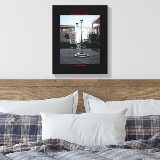 Rincón de Ferrol (A Coruña) Canvas Afdruk (Insitu (Slaapkamer))