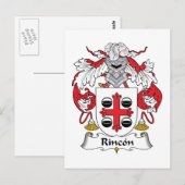 Rincon Family Crest Briefkaart (Voorkant / Achterkant)