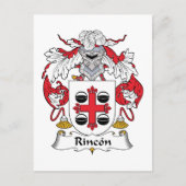 Rincon Family Crest Briefkaart (Voorkant)