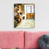 Rincón gallego (Apunte)/Galicië nok (Sketch) Canvas Afdruk (Insitu (Woonkamer))