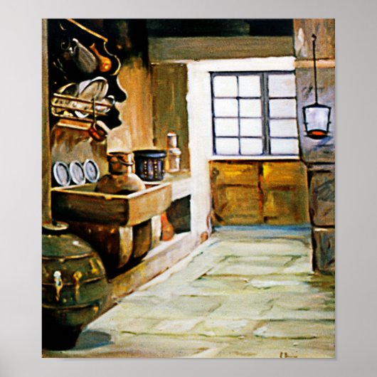 Rincón gallego (Apunte)/Galicië nok (Sketch) Poster (Voorkant)