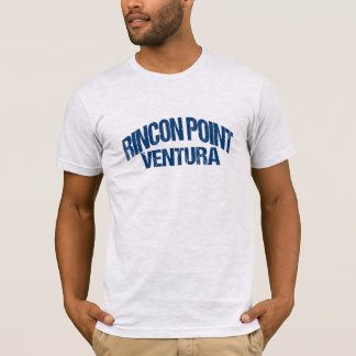 Rincon Point Ventura Californië Retro Surfende Gol T-shirt