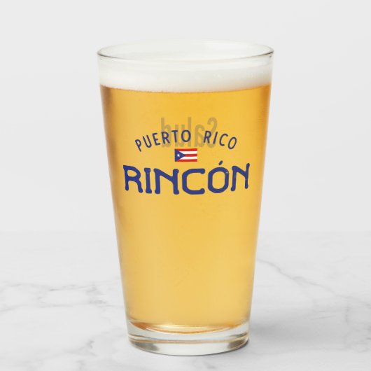 Rincón Puerto Rico Salud Glas (Voorkant gevuld)
