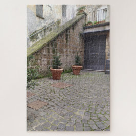 Rincon Suelo Empedrado y Macetas Orvieto Italia Legpuzzel