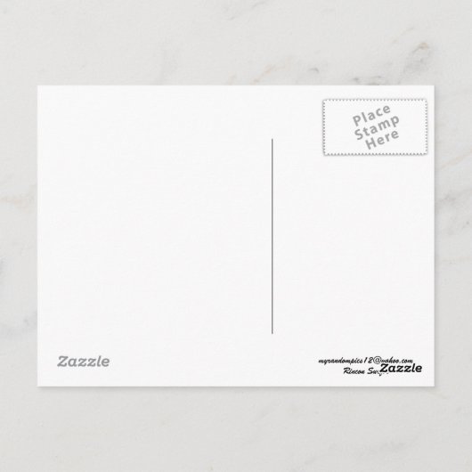 Rincon Surfer Briefkaart (Achterkant)