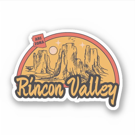 Rincon Valley, Arizona Sticker (Voorkant)