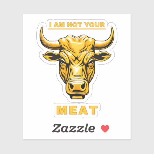 Rinder sind kein Essen Sticker (Vel)