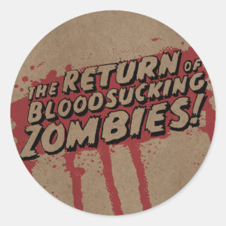 Rindschwein - Buttons "Zombies" Ronde Sticker