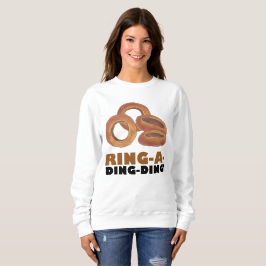 Ring-a-Ding-Bride Verloving Bachelorette Trui (Voorkant volledig)