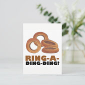 Ring-a-Ding-Ding Bruids Verlovingsfeestje voor de  Aankondigingskaart (Staand voorkant)