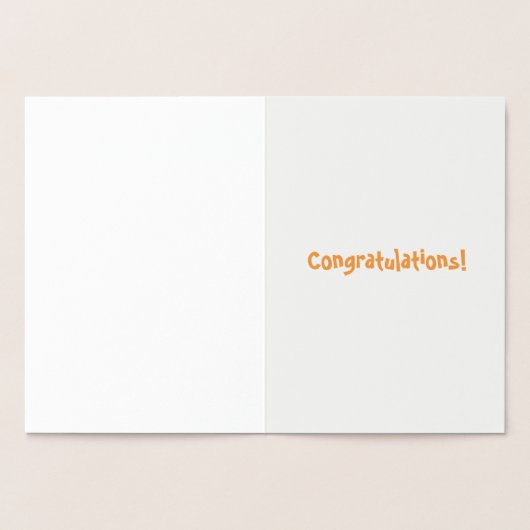 Ring-a-Ding-Ding de Congraten van het Verloving va Folie Kaarten (Binnen)