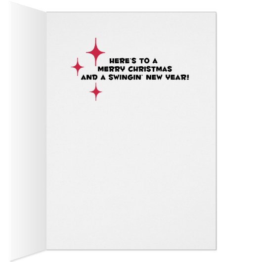 Ring-A-Ding-Ding Neon Teken Retro Kerst Kaart (Binnen (Rechts))