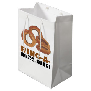 Ring-a-Ding-Ding Onion Wedding Verloving Congrats Medium Cadeauzakje