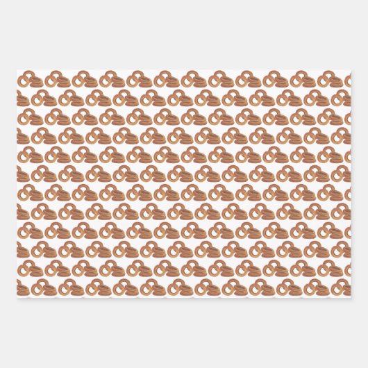 RING A DING DING Uienringen Grappige Foodie Bruilo Inpakpapier Vel (Voorkant 2)