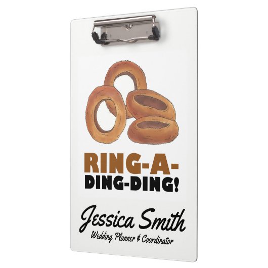 Ring-a-Ding-Gepersonaliseerde Gift van de Planner Klembord (Links)