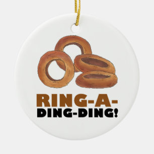 Ring-a-Ding-Verloving Vrijgezellenfeest Wedding Keramisch Ornament