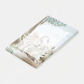 Ring-Aangepaste Lemurs Illustratie Post-it® Notes (Schuin)