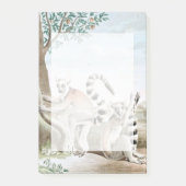 Ring-Aangepaste Lemurs Illustratie Post-it® Notes (Voorkant)