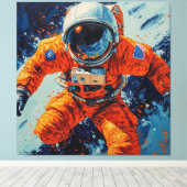 Ring Around the Moon-12 Canvas Afdruk (Insitu (Houten vloer))