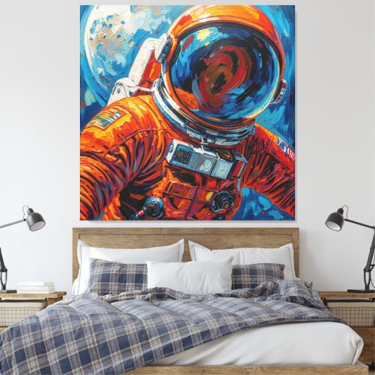 Ring Around the Moon-7 Canvas Afdruk (Insitu (Slaapkamer))