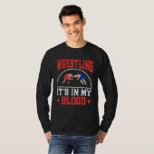 Ring Athlete Wrestler Coach 2 T-shirt (Voorkant volledig)