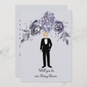 Ring Barer Request for Blue Slate Series (Voorkant / Achterkant)