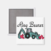 Ring Bearer Backhoe Magneet (Voorkant / Achterkant)