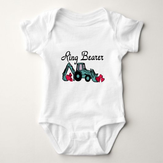 Ring Bearer Backhoe Romper (Voorkant)