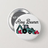 Ring Bearer Backhoe Ronde Button 5,7 Cm (Voorkant /achterkant)