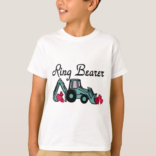 Ring Bearer Backhoe T-shirt (Voorkant)