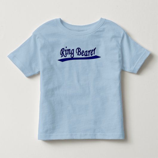 Ring Bearer BaseBall-Shirt Kinder Shirts (Voorkant)