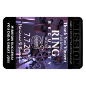 Ring Bearer Bedankt Magnet Magneet (Horizontaal)