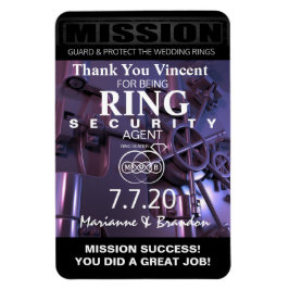 Ring Bearer Bedankt Magnet Magneet