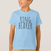 Ring Bearer Bridal Party Wedding T-shirt (Voorkant)