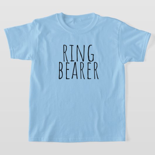 Ring Bearer Bridal Party Wedding T-shirt (Laagn)