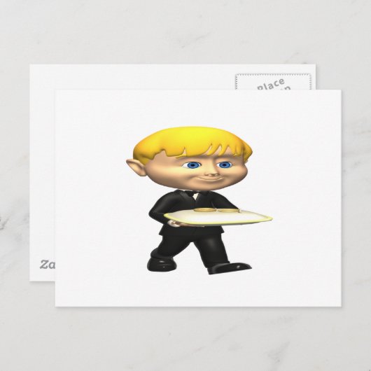 Ring Bearer Briefkaart (Voorkant / Achterkant)