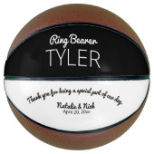 Ring Bearer Cadeau Basketbal (Voorkant)