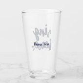 Ring Bearer Cadeaunaam Glas (Achterkant)