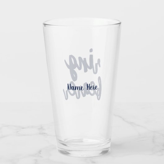 Ring Bearer Cadeaunaam Glas (Achterkant)