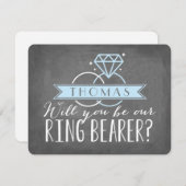 Ring Bearer Card | Groomsman Kaart (Voorkant / Achterkant)