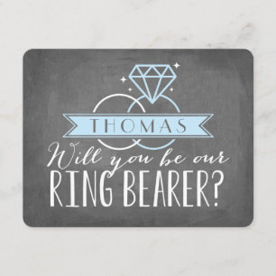Ring Bearer Card   Groomsman Kaart