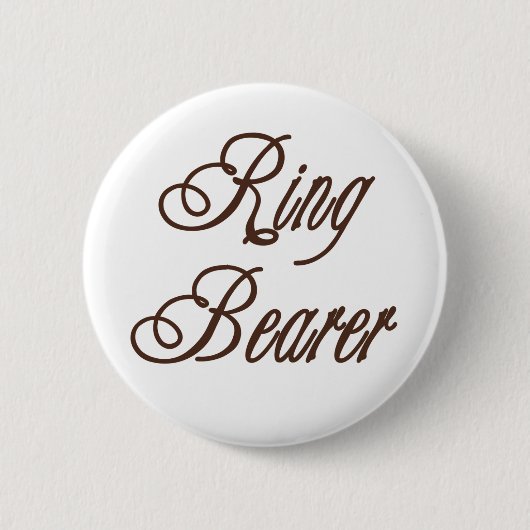 Ring Bearer Classy Browns Ronde Button 5,7 Cm (Voorkant)