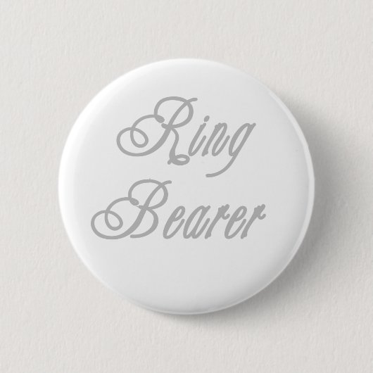 Ring Bearer Classy Grays Ronde Button 5,7 Cm (Voorkant)