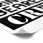 Ring Bearer Crew Ring Wedding Party Sungl Security Poster (Hoek)