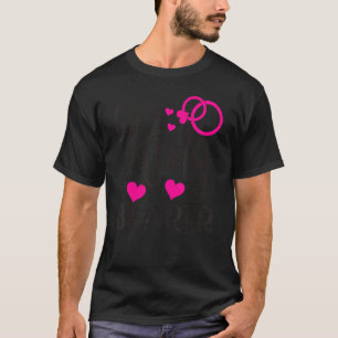 Ring Bearer Cute Verloving Matching Passen getrouw T-shirt