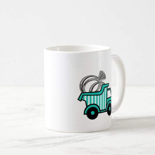 Ring Bearer Dump Truck Koffiemok (Voorkant rechts)