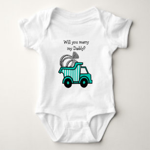 Ring Bearer Dump Truck Romper