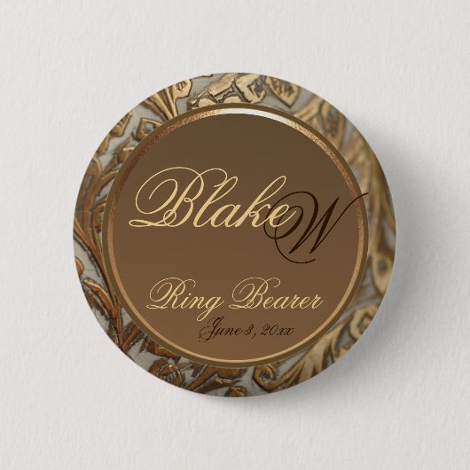 Ring Bearer Elegant Keepomwille Button (Voorkant)